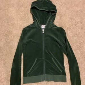 Juicy couture olive velour jacket
